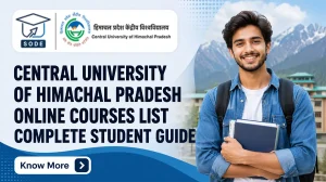central university of himachal pradesh online courses