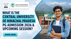 Central University Of Himachal Pradesh PG Admission